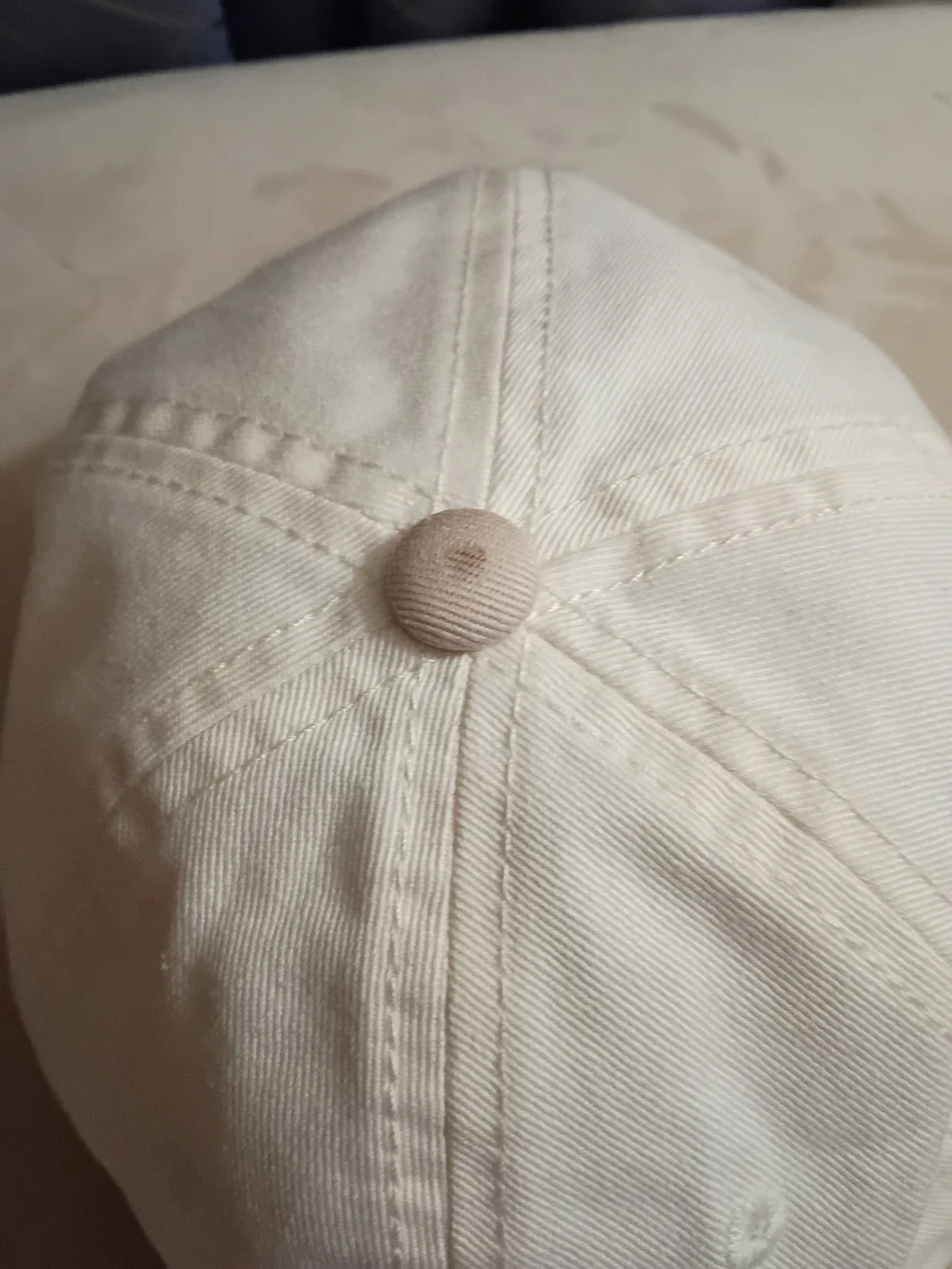Mighty Fine NYC Embroidered Kids Cap - Cream and Tan